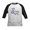 Black/White, variant on - Halloween Dinosaur Mummy Kids Baseball T Shirt - Kids Cotton Baseball Jersey, 3/4 Sleeve Shirt
