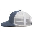 thumbnail image 5 of Outdoor Cap MBW-800CB Chambray Platinum Series Mesh Back Cap-Heathered Navy/White, 5 of 8