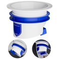 thumbnail image 2 of 1pc Toilet Seal PVC Ring Replacement Universal Gasket Accessories for Extender, 2 of 10