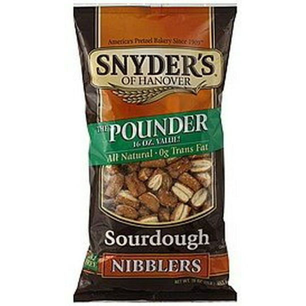 Snyders of Hanover "The Pounder" Sourdough Pretzel Nibblers 16 Oz. ( 2