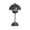 Grey, variant on Modern Flower Bud Touch Lamp – Dimmable 1800mAh Rechargeable Desk Lamp – Minimalist Mushroom Shape Retro Nightstand Lamp