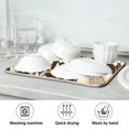 thumbnail image 7 of Yayeee Dish Drying Mat for Kitchen Counter Ultra Absorbent Easy Clean Pad 18x16", Brown Floral, 7 of 7