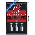 thumbnail image 3 of NHL New Jersey Devils - Champions 23 Wall Poster, 22.375" x 34" Framed, 3 of 5