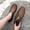 Black, variant on Jelly Mesh Ballet Flats for Women, Hollowed Jelly Anti Slip Ballerina Shoes, Round Toe Flats