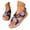Black, variant on HOWPAY Womens Sandals Non- Open Toe Casual Flat Sandals on Lightweight Summer Outdoor Beach Adjustable Strap Slingback Shoes Black 36