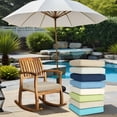 thumbnail image 5 of BPS Outdoor Chair Cushions Set of 2, 19" x 19" Water Resistant Outdoor Seat Cushions for Patio Furniture Dining Chair Pads Replacement, Brown, 5 of 9