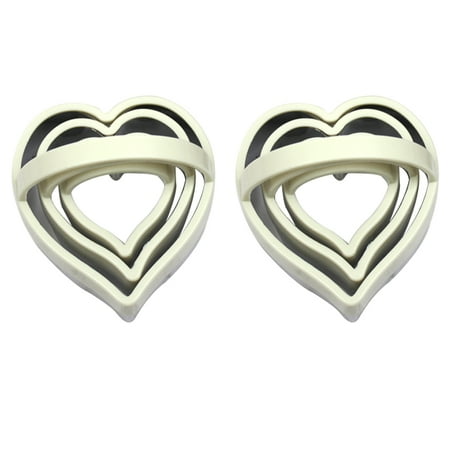 

Cutter Mold Cookie Cutters Heart Baking Metal Ring Pastry Fondant Dessert Molds Muffin Vegetable Sandwiches Festival