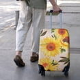 thumbnail image 3 of Pink Sunflower Daisy Pattern Luggage Cover Fashion Suitcase Cover Baggage Covers Fit 25-28 Inch Luggage (Go Travel), 3 of 5