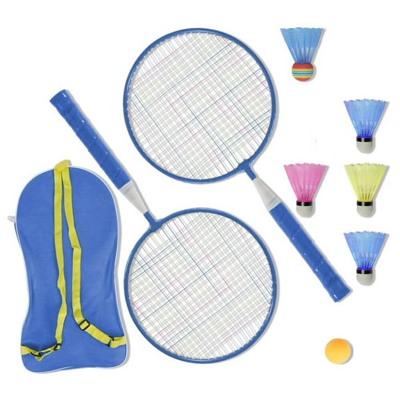 Badminton Rackets for Children,8 in 1 Shuttlecocks Racquet Sports Set w/Lightweight Carrying Bag for Kids Professionals Beginner Players Indoor Outdoor Sport Game