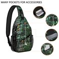 thumbnail image 2 of Science Lover Scientific Knowledge Laboratory Educational Wall Travel Sling Backpack Lightweight Durable, 2 of 6