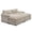 Khaki, variant on Zimtown 90" Sofa Bed Couch with Pillow Arms and Double Layer Cushions, Corduroy Loveseat Sofa with Removable Ottoman for Living Room, Green