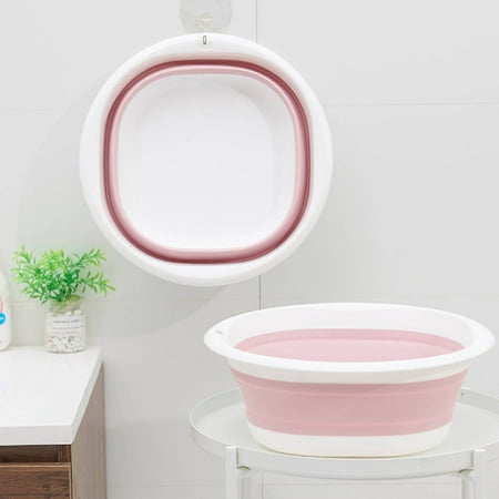 

Yjdsgif Multipurpose Foldable Collapsible Washbasin Lightweight Portable Basin Collapsible Basin For Camping Sink And RV Sinks