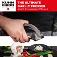 thumbnail image 2 of Exprimidor de ajos Kuhn Rikon Epicurean de acero inoxidable plateado, 2 of 8