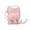 Light pink., variant on Animal Elephant Shaped Mini Crossbody Bag for Women and Girls, Cute PU Leather Shoulder Purse with Coin Pocket and Stitching Detail, Holds Lipstick and Small Essentials in Pink for Casual Travel