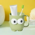 thumbnail image 4 of Nmdmisc Cute Cartoon Bathroom Toothbrush Cups,Bathroom Tumbler Cup,Tooth Brush Holders,Plastic Household Drinking Cups,Dishwasher Safe Water Mugs for Kids Couples Friends, 4 of 6