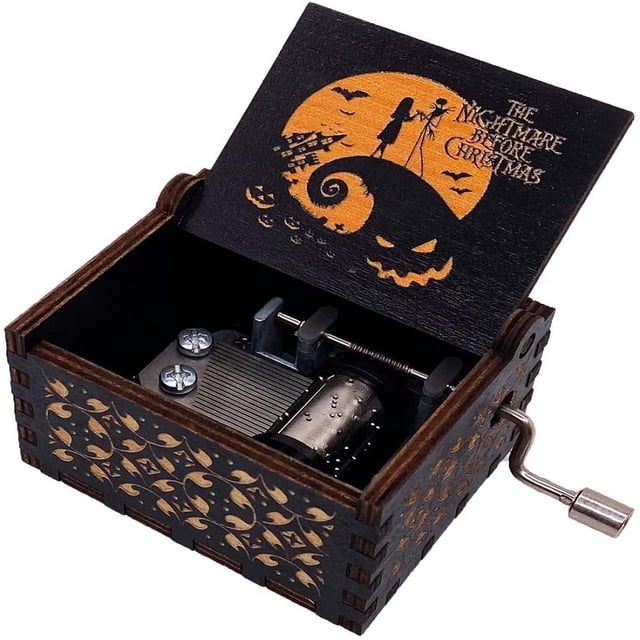 Caja de música manual con manivela de madera Orgel Ndcxsfigh Para estrenar
