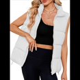 thumbnail image 1 of Chaleco Acolchado para Mujer, Abrigos de Abrigo, Chaquetas y Abrigos con Bolsillos. M, 1 of 8