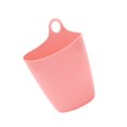 thumbnail image 3 of Small Hanging Trash Can Hangable Desktop Trashcan Student Desk Pen Holder Wall Mounted Mini Small Storage Bucket Pink, 3 of 5
