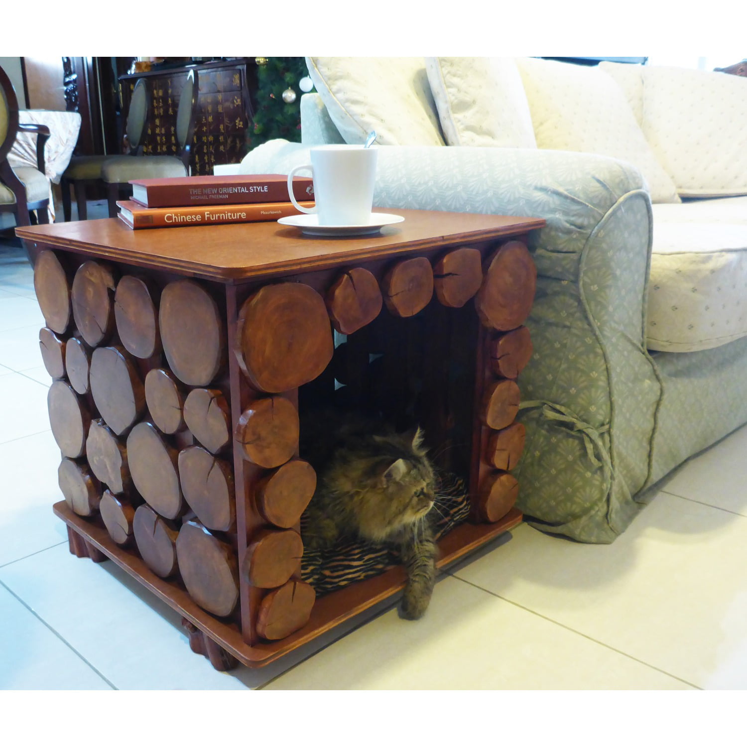 Rustic Java Wood End Table - High Quality Furniture ...