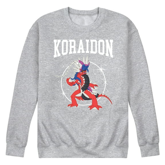 Pokémon - Koraidon Collegiate - Men's Crew Neck Fleece Pullover