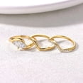 thumbnail image 3 of Diiro Elegant Marquise Cut Moissanite Diamond Shank Twist Ring for Women, 14K Vermeil Yellow Gold Bridal Luxe Wave Jewelry Statement USA Style, 3 of 6