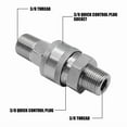 thumbnail image 2 of 3/8" Pressure Washer Wand Gun Hose Quick Connect Thread Male Stainless Steel, 2 of 6