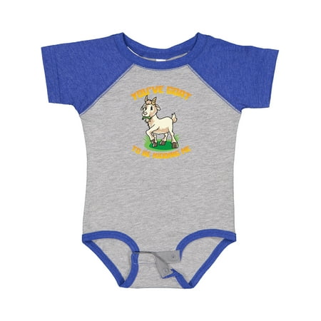 

Inktastic Funny Goat Kid Joke Boys or Girls Baby Bodysuit