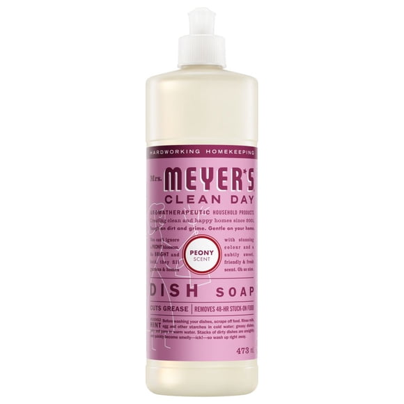 Mrs. Meyer's Clean Day Detersif A Vaisselle , 473ml, Pivoine