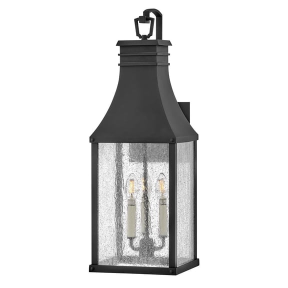 17465MB Hinkley Lighting Beacon Hill - 3 Light Outdoor Wall Mount In Traditional Style-26.25 Inches Tall and 9 Inches Wide