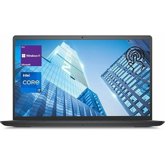 Dell Laptop,13th Gen Intel Core i7-1355U,15.6" Anti Glare FHD Touchscreen Display , 16GB RAM 1TB SSD,Backlit KB , Fingerprint, Wi-Fi 6, Windows 11 Pro-Laptop for School & Office,W/0 Mouse