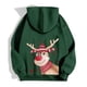 thumbnail image 5 of WILLBEST Sudadera Deportiva para Mujer Ladies' Christmas Printed Zipper Long Sleeved Pocket Adjuststring Casual Hooded Sweatshirt 2248 Grande, 5 of 8