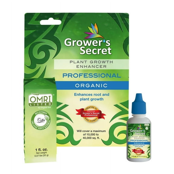 1oz Grower's Secret Professional Organic Plant Growth Enhancer