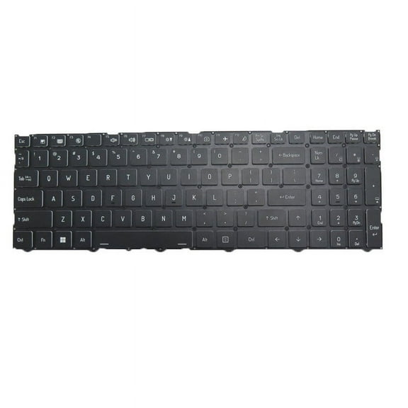 Laptop No Backlit Paper Keyboard For Gigabyte G5 (2024) G5 KF5 2024 / G5 MF5 2024 English US Black No Frame New