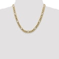 thumbnail image 2 of Primal Gold 14 Karat Yellow Gold 7.5mm Concave Open Figaro Chain, 2 of 7