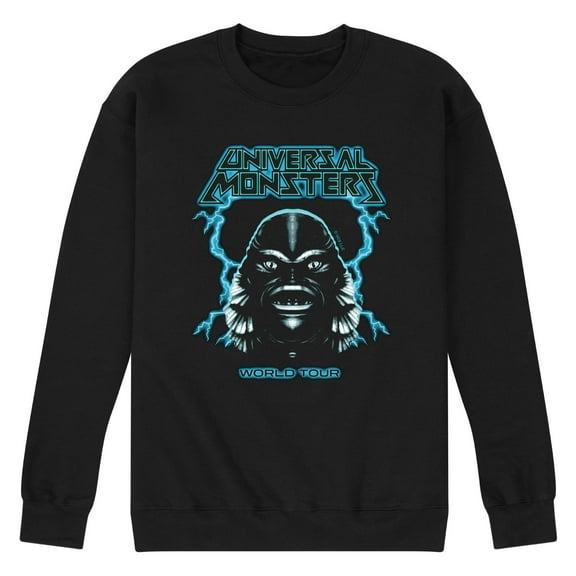 Classic Monsters - Creature From The Black Lagoon - Universal Monsters - Men's Crew Neck Fleece Pullover