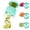 Ice Green, variant on 3 in 1 Vegetable Spiralizer Slicer, Adjustable Zucchini Carrot Noodle Maker, Cucumber Spiral Cutter, Easy to Use Kitchen Tool(Dark Grey)