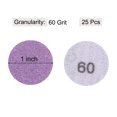 thumbnail image 2 of Unique Bargains 25 Pack 1-Inch Purple Sanding Discs 60 Grits Hook & Loop Professional Aluminum Oxide Sandpaper Mini Size, 2 of 5