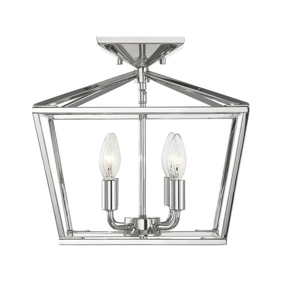 Townsend 4-Light Ceiling Light in Polished Nickel