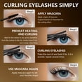 thumbnail image 3 of RAGUPEL 2026 New Heated Eyelash Curler-2-In-1 Clip-Type Design, 3 Temperature Modes, Usb Rechargeable Electric Eyelash Curler, Natural Curling 24H Long-Lasting Curl, Gift for Women&Girls, Brown Black, 3 of 7