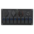 thumbnail image 1 of Panel de interruptores basculantes para automóvil, interruptor basculante para automóvil y barco, interruptor LED marino, accesorio para yates, funcionalidad de alta precisión, 1 of 9