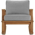 thumbnail image 6 of Modway Marina Outdoor Patio Teak Rocking Chair in Natural Gray, 6 of 8