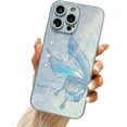 thumbnail image 7 of Glitter Lucky Butterfly Soft  for iPhone Case (Purple,iPhone 14 Pro), 7 of 7