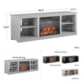 thumbnail image 6 of Ameriwood Home Kahle Fireplace TV Stand for TVs up to 75", Black, 6 of 8