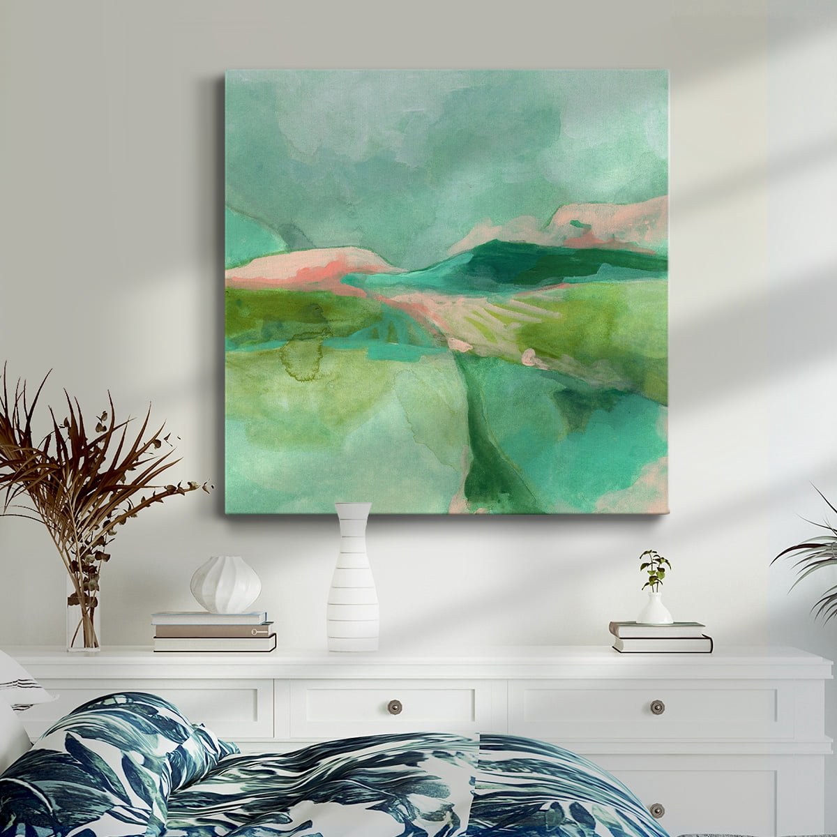 Wexford Home Mint Valley II-Premium Gallery Wrapped Canvas, 32" x 32" - Ready to Hang