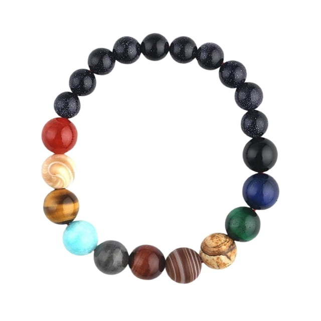 Brazaletes de piedra Sunnimix diseño único 6mm Para yoga