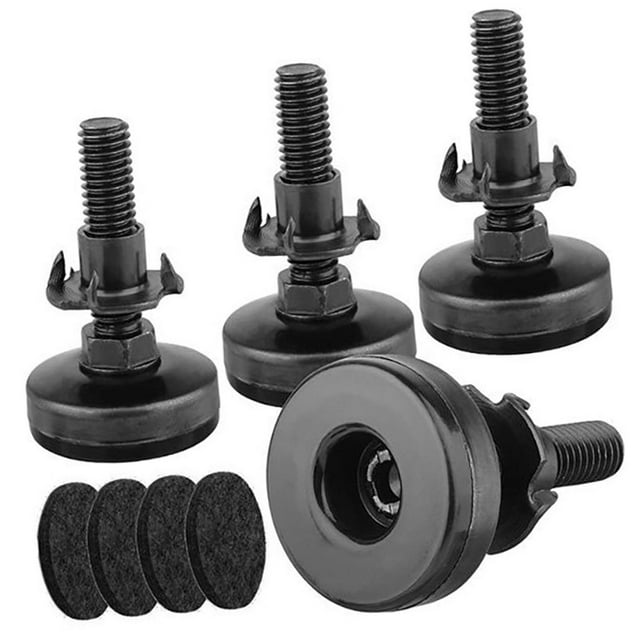 Adjustable Leg Levelers Adjustable Leveling Feet 3/8"-16 Thread Adjustable