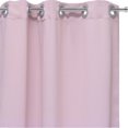 thumbnail image 2 of Your Chair Covers - 52 X 84 Inch Blackout Polyester Curtains with Grommets Blush - 2 Panels, 2 of 3