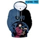 thumbnail image 3 of Sudadera con capucha con estampado 3D de Demon Slayer para hombre, ropa deportiva para exteriores y acampada, sudadera informal con capucha para hombre, 3 of 4