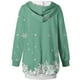 thumbnail image 5 of WILLBEST Sudadera Deportiva para Mujer Sudadera Larga con Capucha, Estilo Casual, con Estampado de Ciervos Navideños, Ideal para Otoño E Invierno X-Grande, 5 of 5