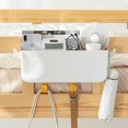 thumbnail image 2 of Organizador de cabecera, estante para cama, litera blanca, accesorios para litera superior, soporte organizador de cama colgante de plástico para Hospital, 2 of 5